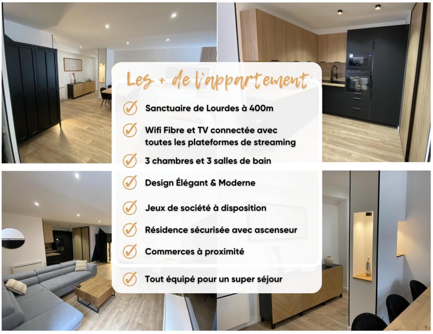 شقة Madonna Elegance, Proche Sanctuaire, 95M2 لورد المظهر الخارجي الصورة