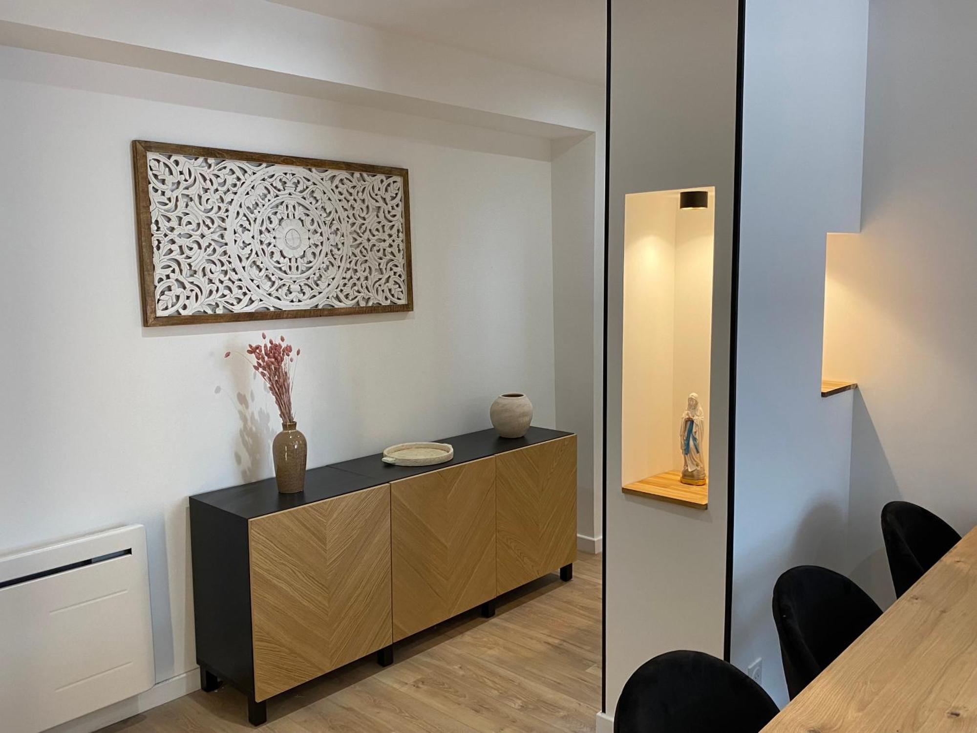 شقة Madonna Elegance, Proche Sanctuaire, 95M2 لورد المظهر الخارجي الصورة